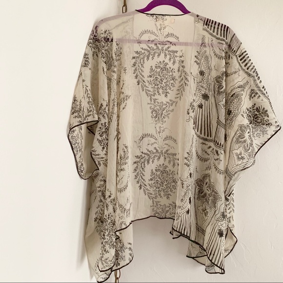 Band of Gypsies sheer kimono top - Picture 2 of 4
